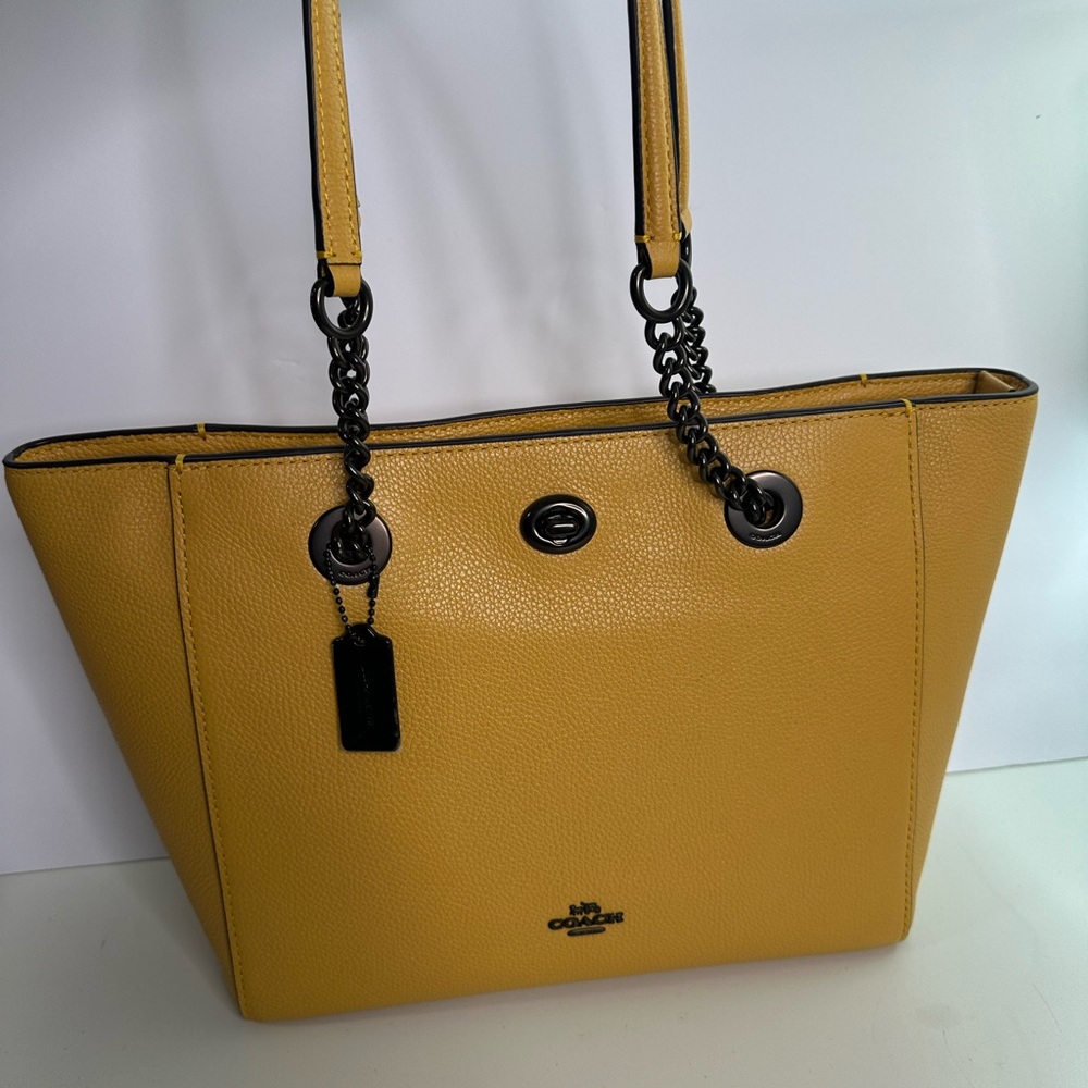 Coach Turnlock Chain Tote
NWT.